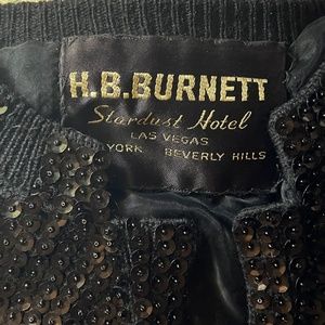 Vintage HB Burnett / Stardust Hotel Sequined Jacket